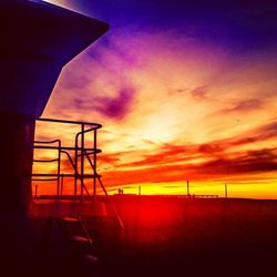 Scenic view of sky at sunset