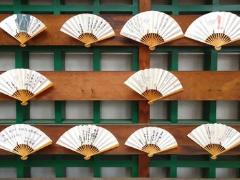 Full frame shot of umbrellas