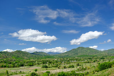 Scenic view of landscape against sky