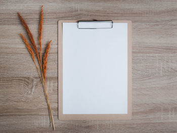 Directly above shot of pencil on table