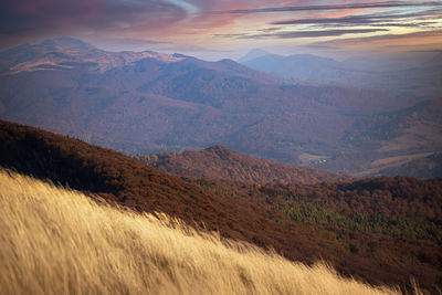 Scenic view of mountains