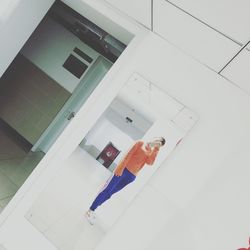 Full length of man in office