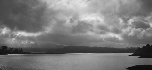 Panoramic view of sea against sky