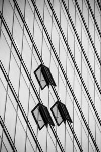 Low angle view of glass building