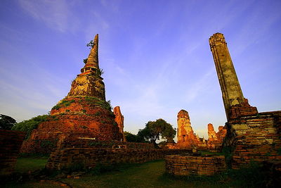 Temple against sky