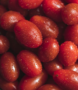 Full frame shot of strawberries