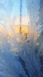 Full frame shot of wet glass window