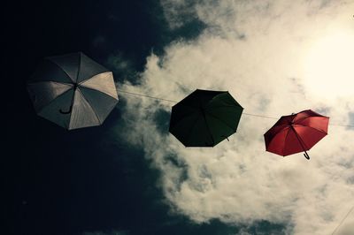 Umbrellas in the sky 