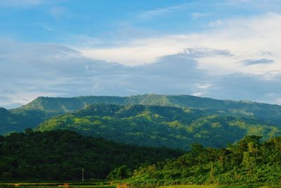 Scenic view of landscape against sky