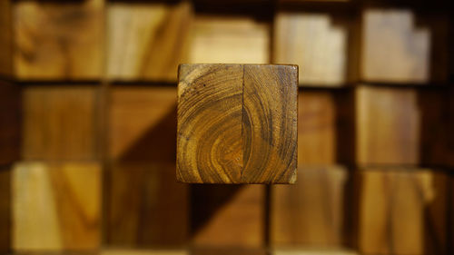 Close-up of open book on table