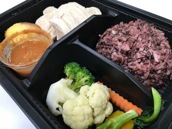 Close-up of food in plate