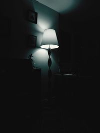 Lamp post at night