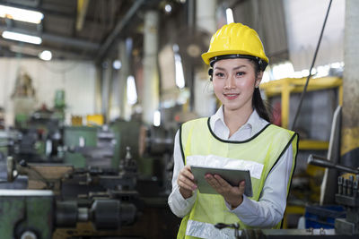 Portrait of man working