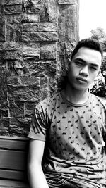 Portrait of beautiful young woman