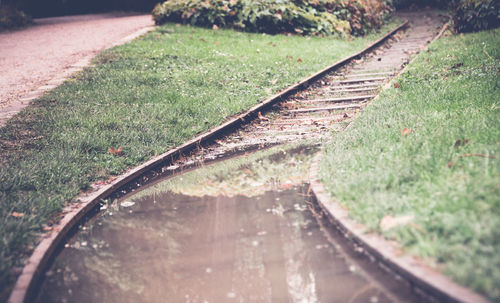 Road passing through landscape