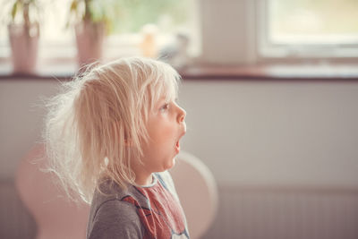 Close-up of girl