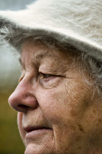 Close-up portrait of a man