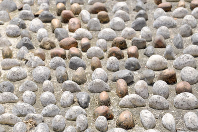 Detail shot of pebbles