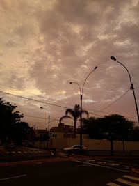 Birds flying over dramatic sky