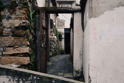 Alley amidst buildings