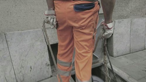 Woman looking at camera