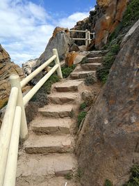 Low angle view of staircase
