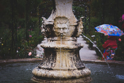 Fountain at park