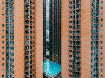 Full frame shot of buildings in city