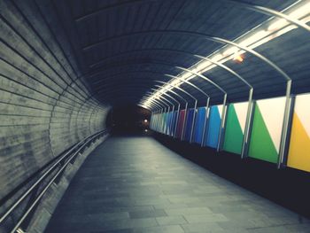 View of subway station