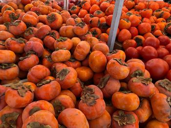 Full frame shot of fruits for sale at market stall