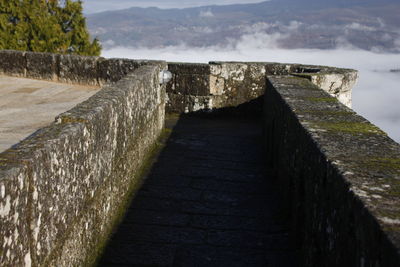 Old retailing walls of castle