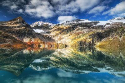 The weißsee glacier world, alps, austria