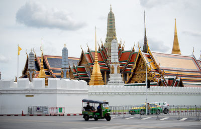 Panoramic view of buildings against sky