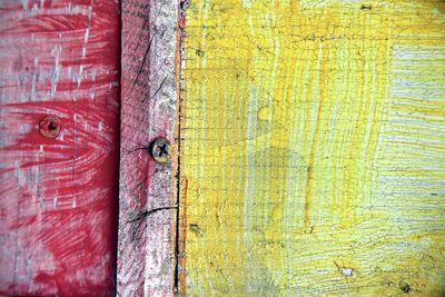 Rustic red and yellow texture at chatham, cape cod