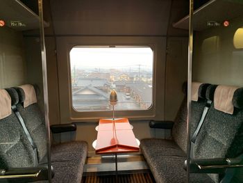 Interior of train