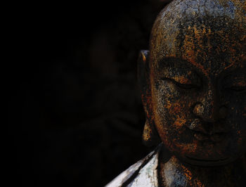 Close-up of buddha statue