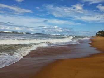 Scenic view of beach