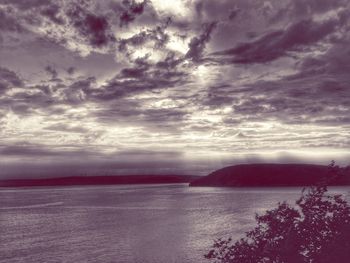 Scenic view of cloudy sky