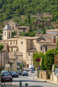Impression of beaumes-de-venise in the vaucluse department in the provence region in france