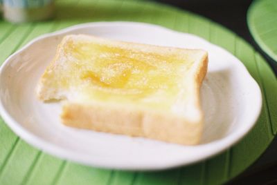 Close-up of food in plate