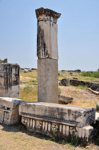 Old ruins against sky