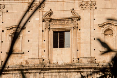 Low angle view of historical building