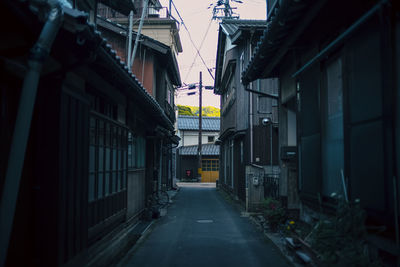 Street amidst buildings in city