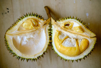 Close-up of fruit on table