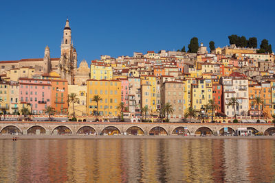 View of buildings in city