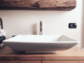 White bathroom at home