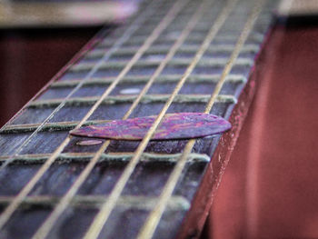 Close-up of guitar