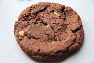 Close-up of cookies in plate