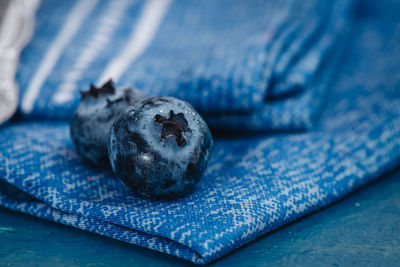 Close-up of fruit on table