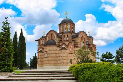 Low angle view of a orthodox church 